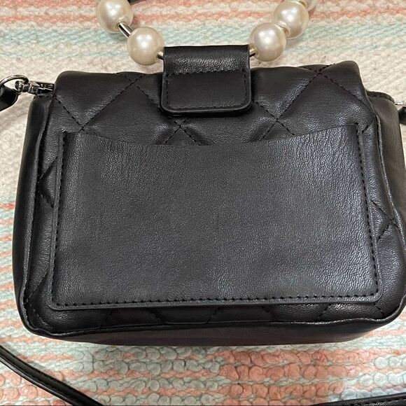 Badgley Mischka Clutch Bag w/ Faux Pearl Handle NWT - Picture 6 of 16